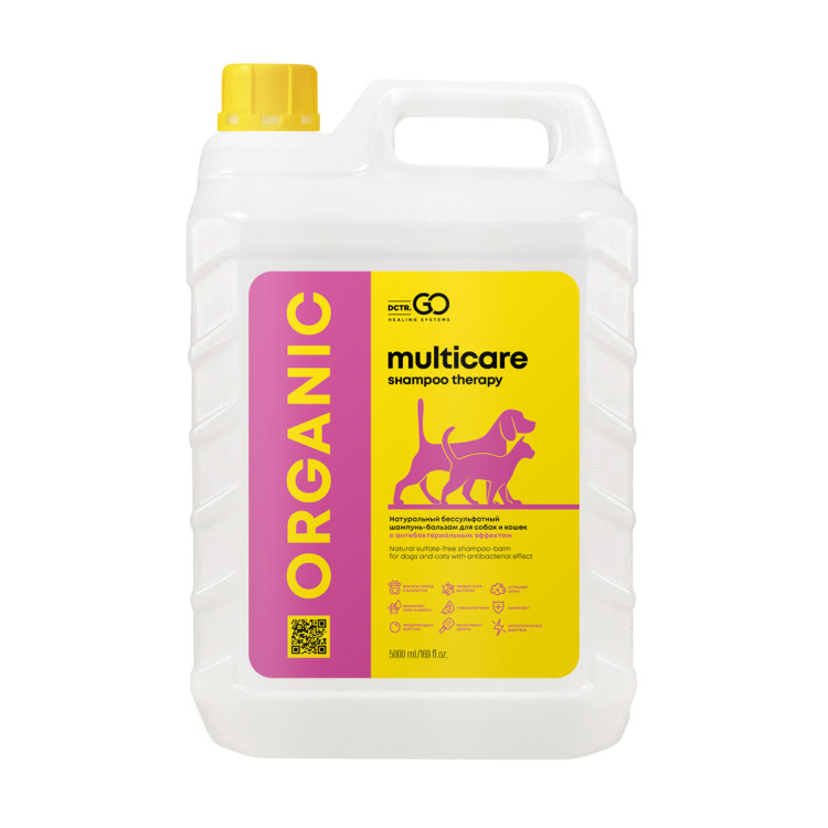 Dctr.Go Шампунь-бальзам для животных  Sнampoo Therapy "Мультиуход" 5000 мл в Чебоксарах